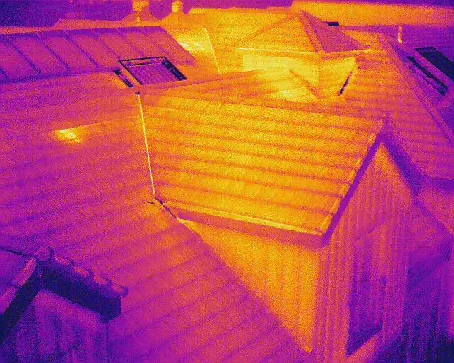 Thermal Imaging Roof Survey Image Runcorn